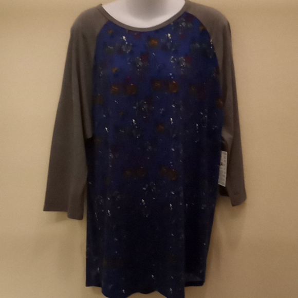 LulaRoe  Floral  Randy Knit Top-#0314 - Picture 8 of 14